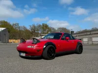 Gebraucht Mazda MX5 115 PS (84 kW) 1993 Rot Cabrio