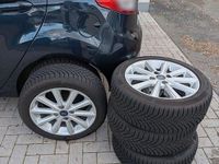 Gebraucht Ford Fiesta Titanium 80 PS (58 kW) 2017 Blau Kleinwagen