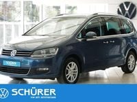 Gebraucht VW Sharan Ocean 150 PS (110 kW) 2016 Hudson bay blue metallic Van / Kleinbus