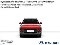 gebraucht Hyundai Kona ❤️ TREND 1.0 T-Gdi 120PS M/T 2WD Benzin ⌛ 5 Monate Lieferzeit ✔️ mit 3 Zusatz-Paketen