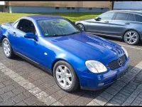 Gebraucht Mercedes SLK200 136 PS (100 kW) 1998 Blau Cabrio