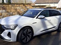 Gebraucht Audi Q8 e-tron Advanced 250 kW (340 PS) 2023 Weiß SUV