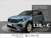Gebraucht VW T-Cross Life 116 PS (85 kW) 2024 Blau SUV