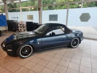 Brugt Mazda MX5 90 HK (66 kW) 1997 Blå Cabriolet
