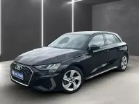 Używany Audi A3 S-Line 150 KM (110 kW) 2022 Czarny Sedan/Limuzyna