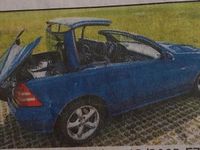 Gebraucht Mercedes SLK200 120 PS (88 kW) 2003 Blau Cabrio