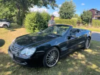 Gebraucht Mercedes SL500 300 PS (220 kW) 2003 Schwarz Cabrio