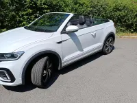 Gebraucht VW T-Roc Cabriolet R 150 PS (110 kW) 2022 Weiß Cabrio