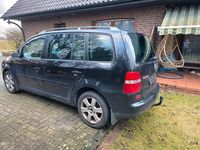 Gebraucht VW Touran 101 PS (74 kW) 2004 Schwarz Van / Kleinbus