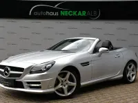Gebraucht Mercedes SLK200 AMG line 184 PS (135 kW) 2012 Iridiumsilber  lack Cabrio