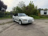 Gebraucht Ford Escort Cabriolet 90 PS (66 kW) 1990 Weiß Cabrio