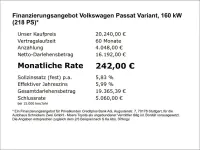 Gebraucht VW Passat Business 218 PS (160 kW) 2020 Weiss Kombi