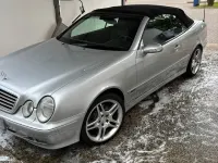 Gebraucht Mercedes CLK230 193 PS (141 kW) 2000 Silber Cabrio