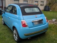 Second-hand Fiat 500C 85 CP (62 kW) 2013 Albastru Cabrio