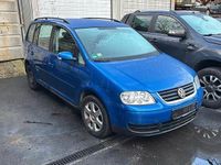 Gebraucht VW Touran Goal 109 PS (80 kW) 2006 Blau Van / Kleinbus
