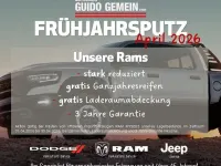 Ny Dodge Ram 420 HK (308 kW) 2025 Rød Pickup / Ladvogn