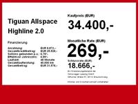 gebraucht VW Tiguan Allspace HIGHLINE 2.0 TDI 4M ASSIST+ DAB HUD R-LINE