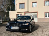 gebraucht BMW 320 E90 d schwarz - beige Volledersitze