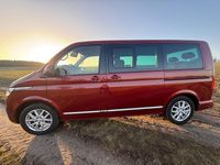 Second-hand VW Multivan 204 CP (150 kW) 2021 Roșu Monovolum