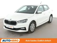 Gebraucht Skoda Fabia Ambition 95 PS (69 kW) 2021 Weiß Kleinwagen
