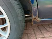 Gebraucht Mazda 323 71 PS (52 kW) 1999 Blau Limousine