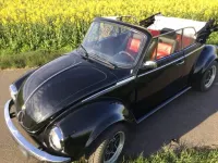 Gebraucht VW Käfer S 50 PS (36 kW) 1975 Schwarz Cabrio