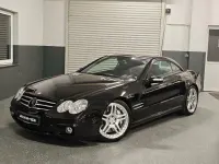 Gebraucht Mercedes SL55 AMG AMG 517 PS (380 kW) 2007 Obsidianschwarz Cabrio