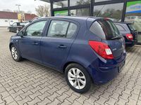 Gebraucht Opel Corsa Edition 80 PS (58 kW) 2009 Royalblau h: u2/f:atlantikblau Kleinwagen