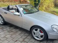 Gebraucht Mercedes SLK230 197 PS (144 kW) 1997 Silber Cabrio