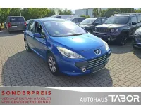 Gebraucht Peugeot 307 109 PS (80 kW) 2007 Farbe blau recife/metalliclac Limousine