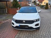 Gebraucht VW T-Roc Cabriolet Style 150 PS (110 kW) 2021 Weiß Cabrio