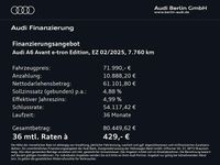 Gebraucht Audi A6 e-tron Performance 269 kW (367 PS) 2025 Malpeloblau metallic Kombi