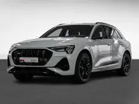 Gebraucht Audi e-tron S-Line 264 kW (360 PS) 2021 Gletscherweiß metallic SUV
