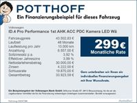 gebraucht VW ID4 Pro Performance 1st AHK ACC PDC Kamera LED
