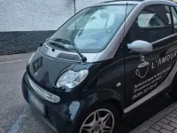 Usata Smart ForTwo Cabrio 61 CV (44 kW) 2003 Nero Cabrio