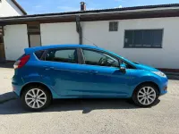 Gebraucht Ford Fiesta Titanium 80 PS (58 kW) 2015 Arubablau metallic Kleinwagen