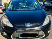 Gebraucht Ford Fiesta Titanium 82 PS (60 kW) 2011 Schwarz Kleinwagen