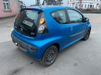 Gebraucht Citroën C1 Style 68 PS (50 kW) 2010 Blau electra/metallic schutzla Kleinwagen