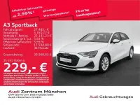 Gebraucht Audi A3 Comfort 150 PS (110 kW) 2024 Gletscherweiß metallic Limousine