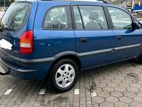 Gebraucht Opel Zafira Eco 101 PS (74 kW) 2001 Blau Van / Kleinbus