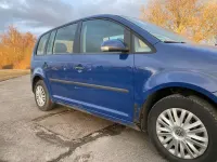 Gebraucht VW Touran Conceptline 90 PS (66 kW) 2007 Blau Van / Kleinbus