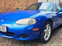 Gebraucht Mazda MX5 110 PS (80 kW) 2002 Blau Cabrio