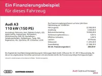 Gebraucht Audi A3 Sport 150 PS (110 kW) 2023 Schwarz Limousine