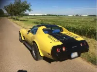 Gebraucht Chevrolet Corvette C3 210 PS (154 kW) 1977 Gelb Cabrio