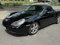 Gebraucht Porsche Boxster 228 PS (167 kW) 2002 Schwarz Cabrio