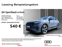 Gebraucht Audi Q4 e-tron S-Line 219 kW (299 PS) 2022 Kieselgrau SUV