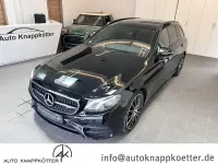 Brugt Mercedes E400 AMG line 333 HK (244 kW) 2018 Sort Sedan