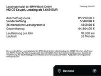 Ny BMW M2 Performance 530 HK (389 kW) 2025 Sort Coupe