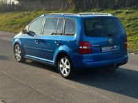 Gebraucht VW Touran Highline 101 PS (74 kW) 2004 Blau Van / Kleinbus