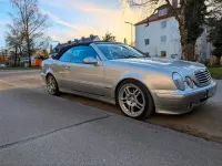 Gebraucht Mercedes CLK230 197 PS (144 kW) 2001 Silber Cabrio